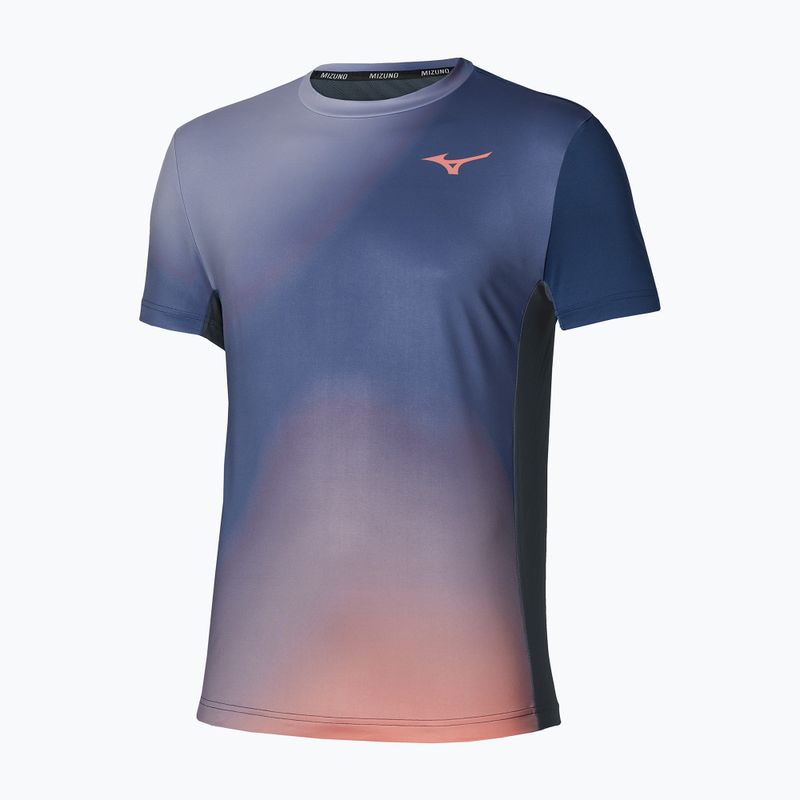 Men's tennis shirt Mizuno Graphic Short Sleeve Tee insigna blue