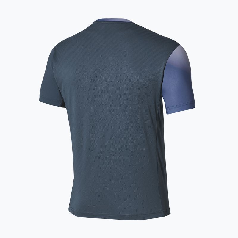 Men's tennis shirt Mizuno Graphic Short Sleeve Tee insigna blue 2