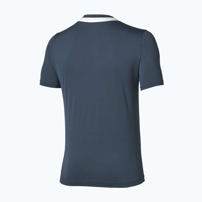 Men's tennis shirt Mizuno Tennis Core Short Sleeve Tee insigna blue/cloudscape 2