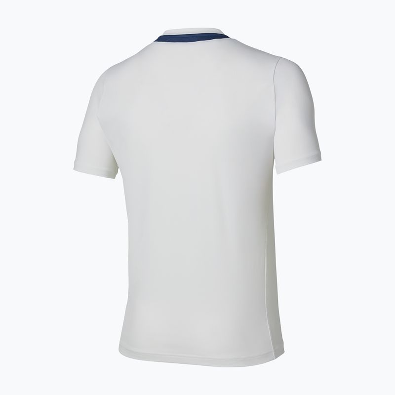 Men's tennis shirt Mizuno Tennis Core Short Sleeve Tee white/insignia blue 2
