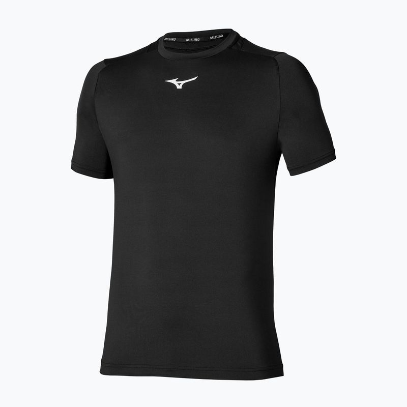 Men's tennis shirt Mizuno Tennis Core Short Sleeve Tee black/black