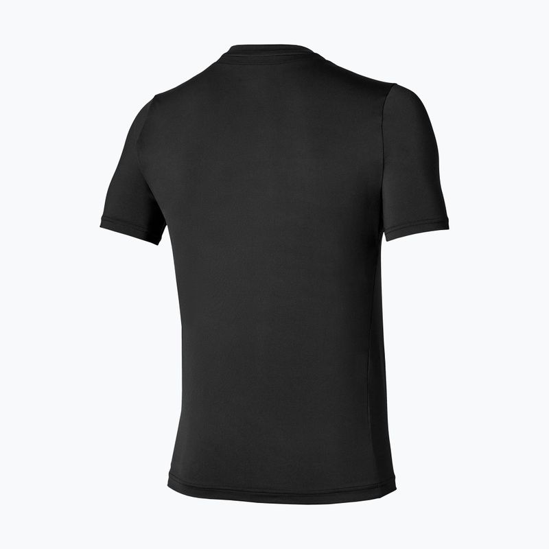 Men's tennis shirt Mizuno Tennis Core Short Sleeve Tee black/black 2