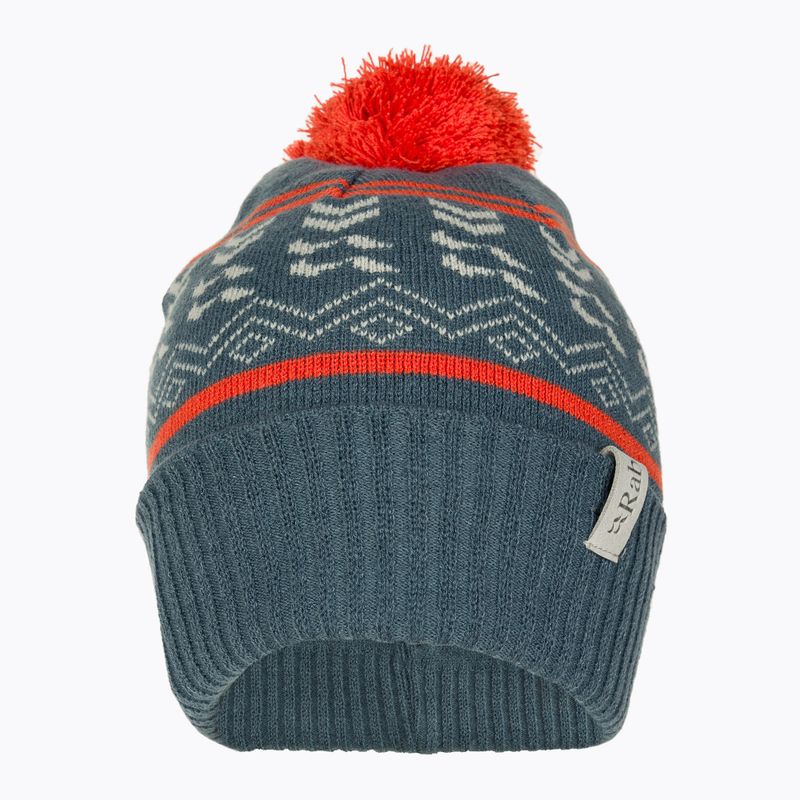 Rab Khroma Bobble orion blue/red grapefruit winter cap 2