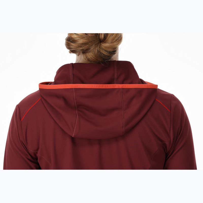 Women's trekking jacket Rab Force Hoody deep heather 4