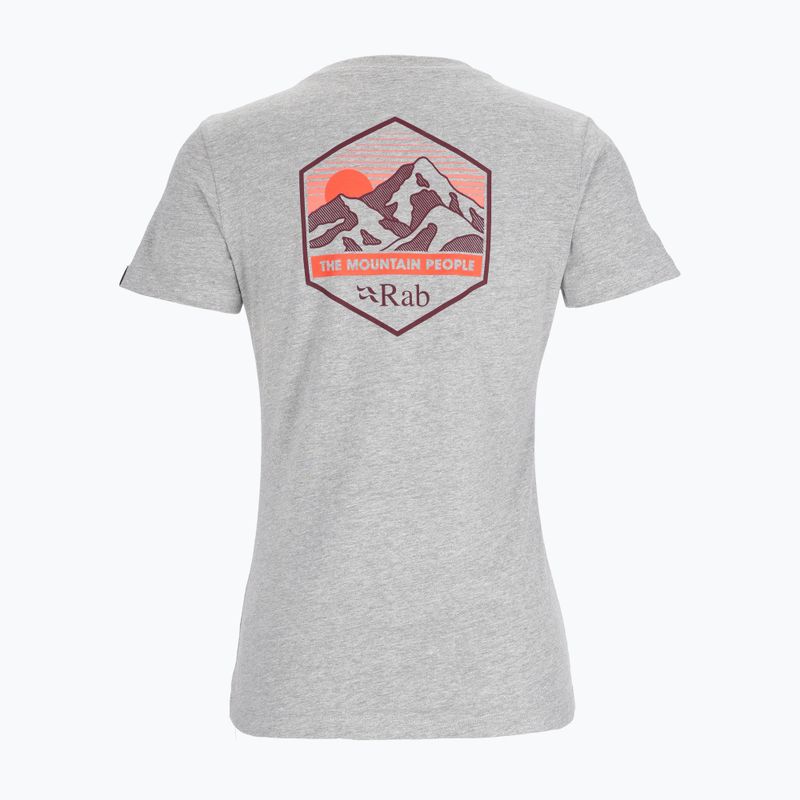 Women's trekking shirt Rab Stance Mountain Peak grey QCB-67 6