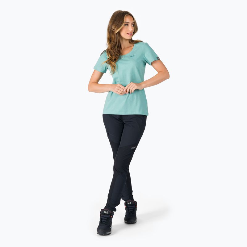 Women's trekking shirt Rab Stance Mountain Peak green QCB-67 2
