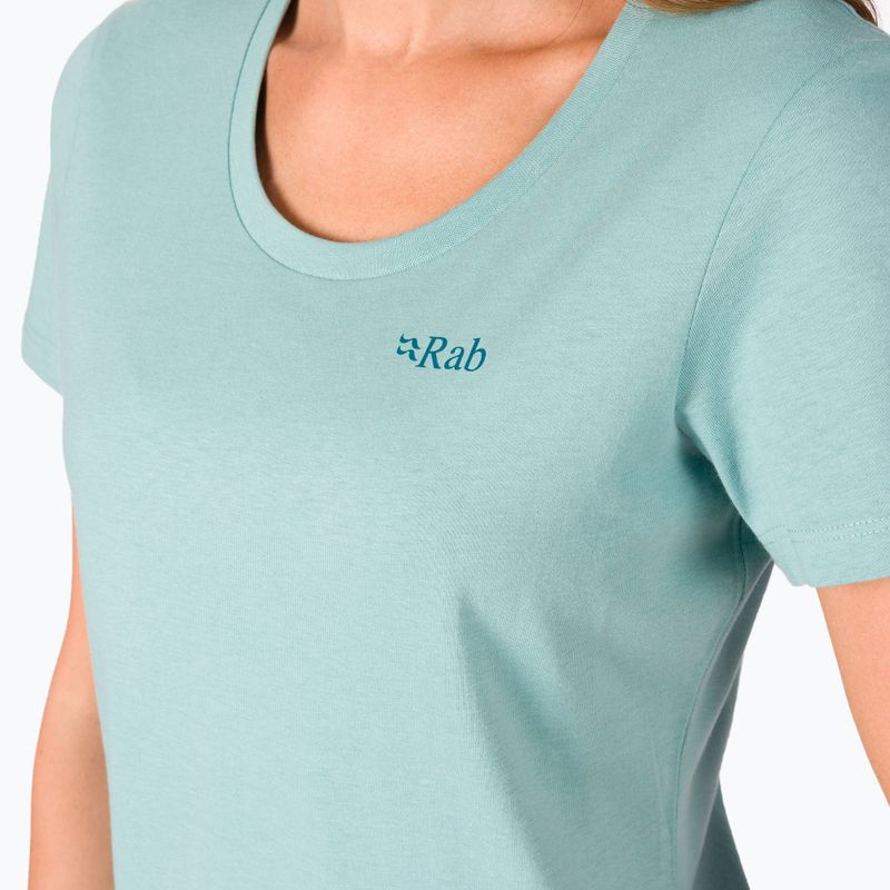 Women's trekking shirt Rab Stance Mountain Peak green QCB-67 4