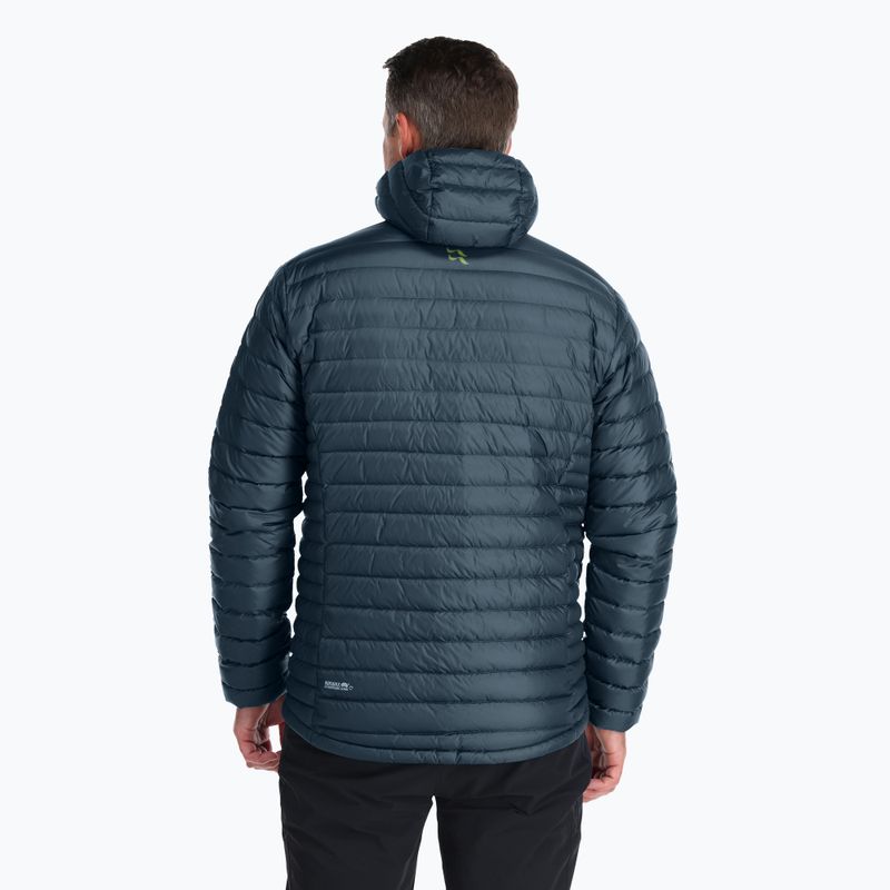 Men's Rab Microlight Alpine down jacket orion blue 3