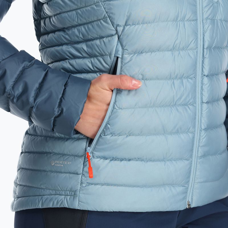 Women's down jacket Rab Microlight Alpine orion blue/citadel 8