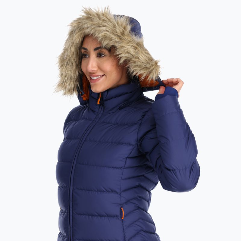 Women's down jacket Rab Deep Cover Parka patriot blue 4