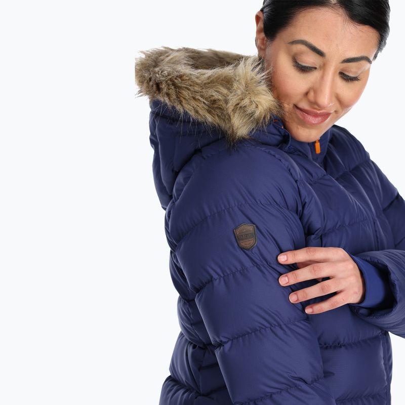 Women's down jacket Rab Deep Cover Parka patriot blue 6