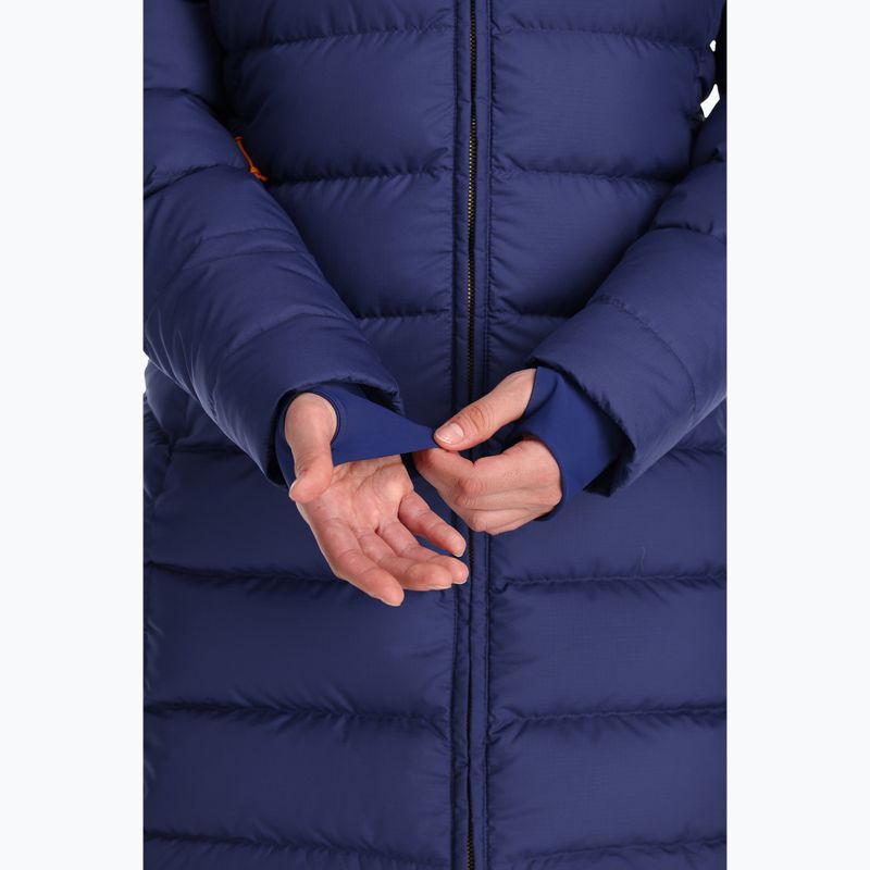 Women's down jacket Rab Deep Cover Parka patriot blue 7