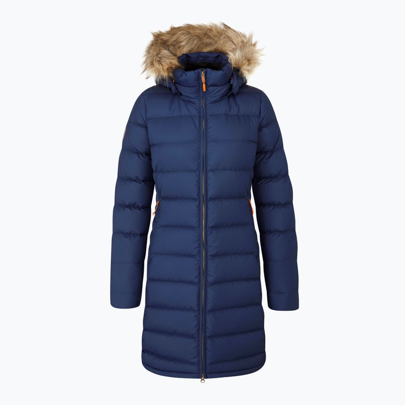 Women's down jacket Rab Deep Cover Parka patriot blue 8