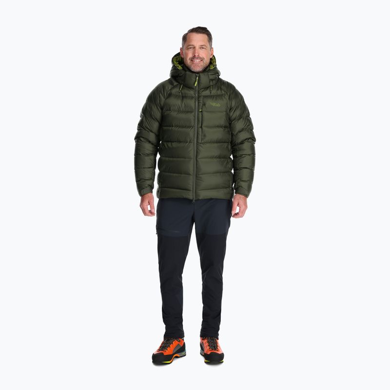 Rab Axion Pro men's down jacket green QDE-64-ARM 3