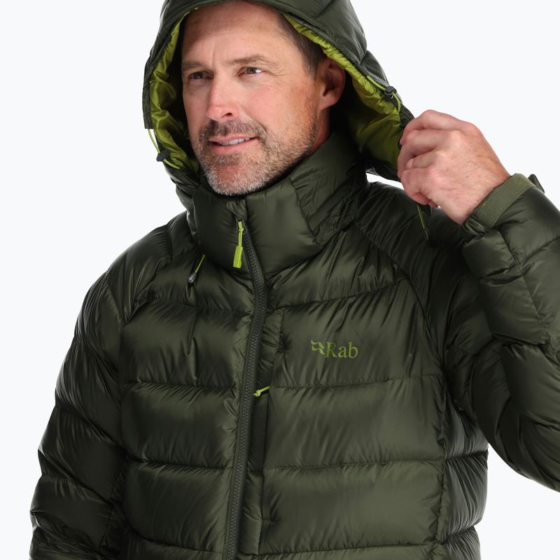 Rab Axion Pro men's down jacket green QDE-64-ARM 5