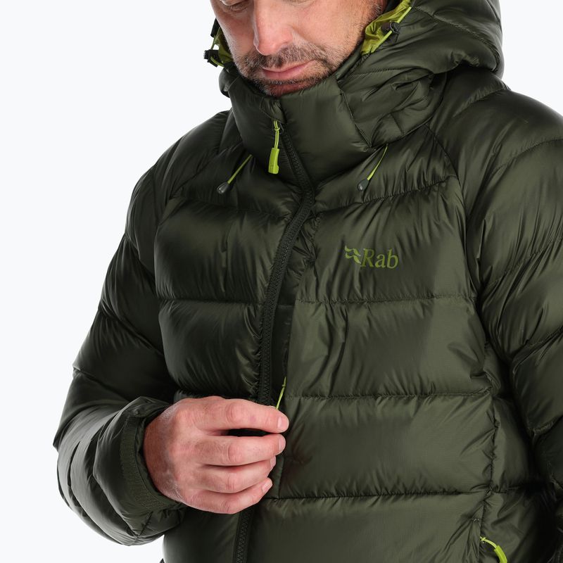 Rab Axion Pro men's down jacket green QDE-64-ARM 6