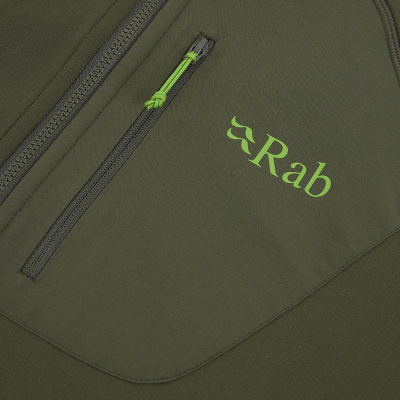 Men's Rab Superflux Hoody army QFE-89 3