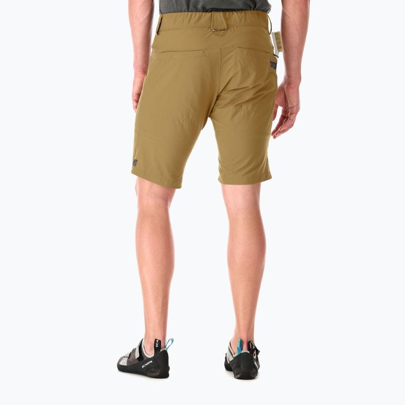 Rab Venant men's trekking shorts brown QFV-24 2