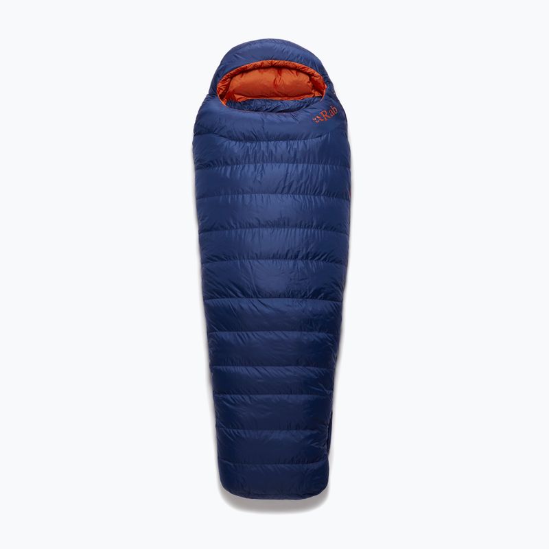 Rab Ascent 700 nightfall blue sleeping bag