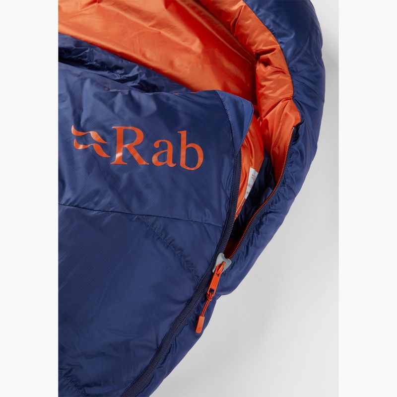 Rab Ascent 700 nightfall blue sleeping bag 7