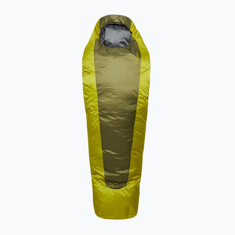 Rab Solar Eco 0 long/left chlorite green sleeping bag