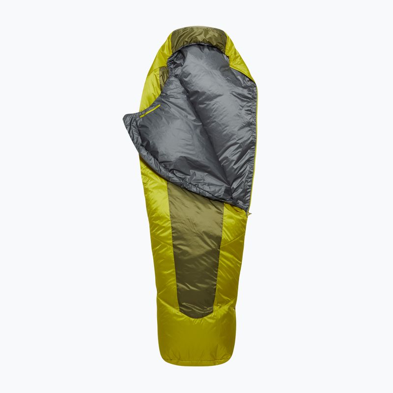 Rab Solar Eco 0 long/left chlorite green sleeping bag 2