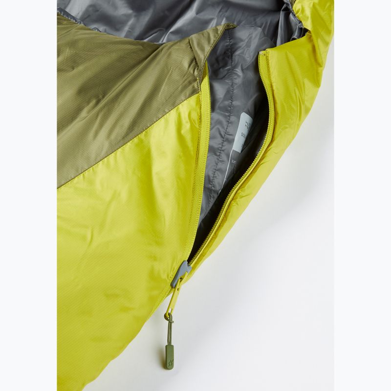 Rab Solar Eco 0 long/left chlorite green sleeping bag 5