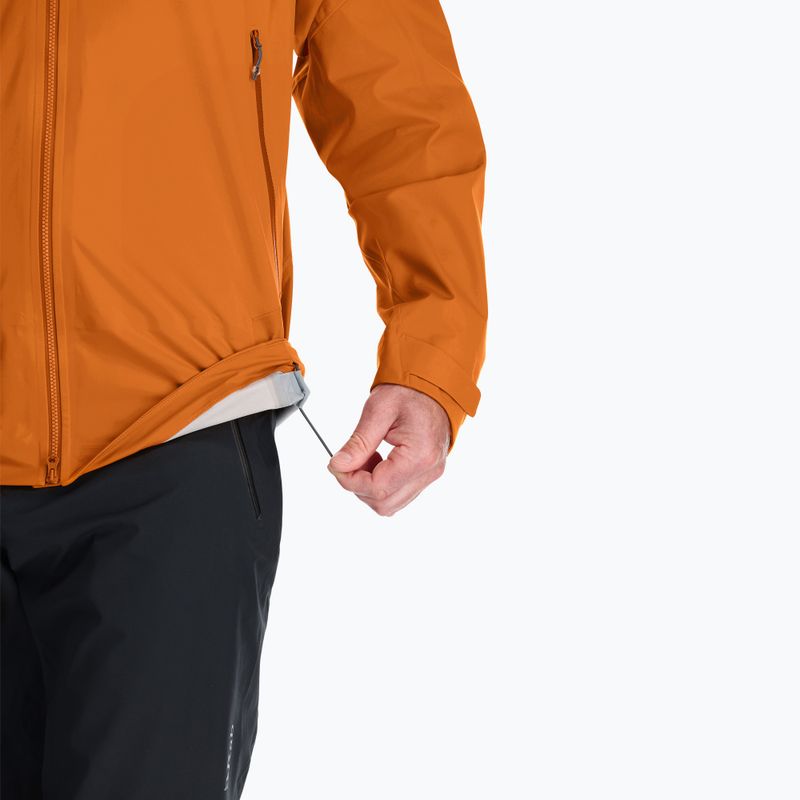 Rab Kinetic Alpine 2.0 marmalade men's rain jacket 7