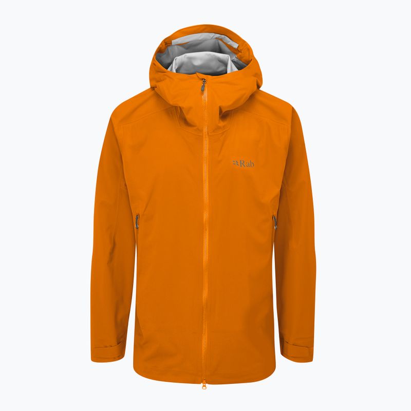 Rab Kinetic Alpine 2.0 marmalade men's rain jacket 8