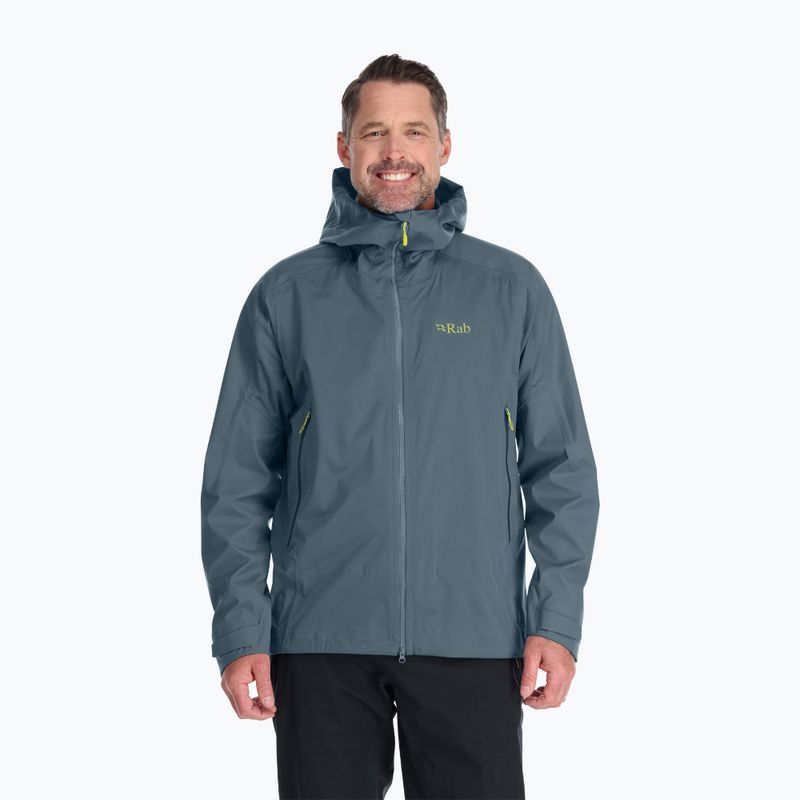 Rab Kinetic Alpine 2.0 men's rain jacket orion blue