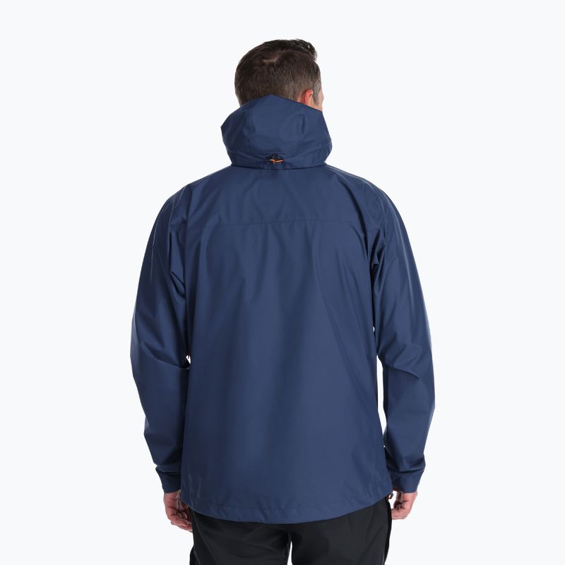 Rab Downpour Eco men's rain jacket blue QWG-82-DIK 2