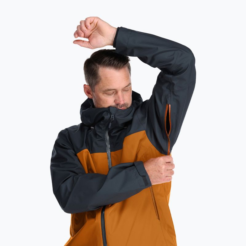 Rab Arc Eco grey men's membrane rain jacket QWH-07-BEM 6