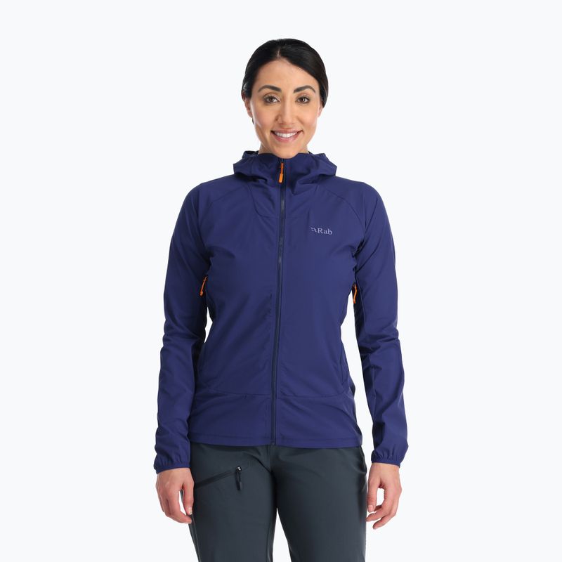 Women's softshell jacket Rab Borealis blue QWS-39-PTB-08