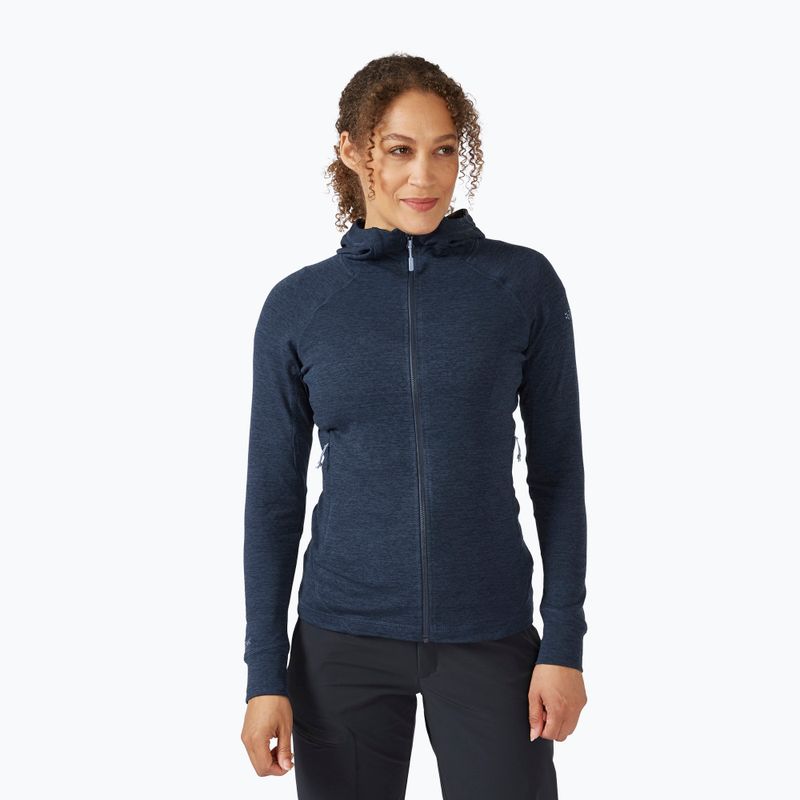 Women's trekking jacket Rab Nexus Hoody navy blue QFF-71