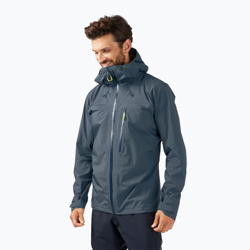 Rab Latok Paclite Plus men's rain jacket blue QWH-55