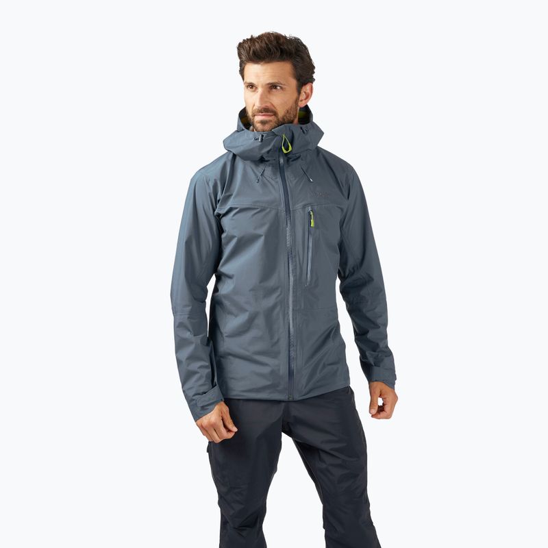 Rab Latok Paclite Plus men's rain jacket blue QWH-55 3