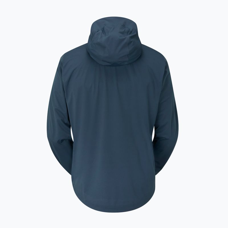 Rab Kinetic 2.0 men's rain jacket navy blue QWG-74 5