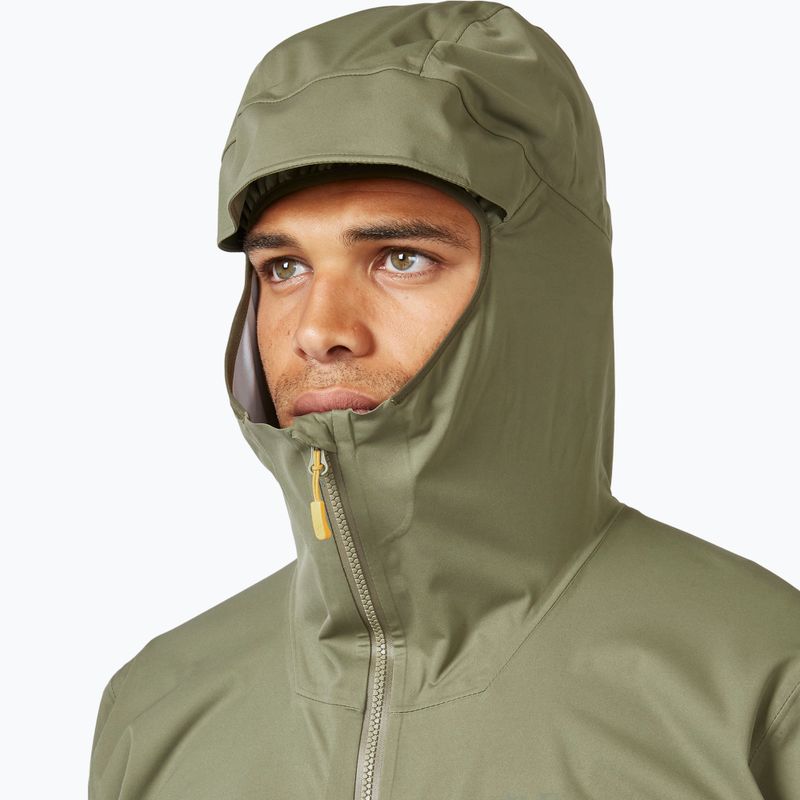 Rab Kinetic 2.0 men's rain jacket khaki QWG-74 3