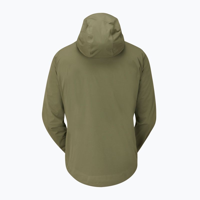 Rab Kinetic 2.0 men's rain jacket khaki QWG-74 9