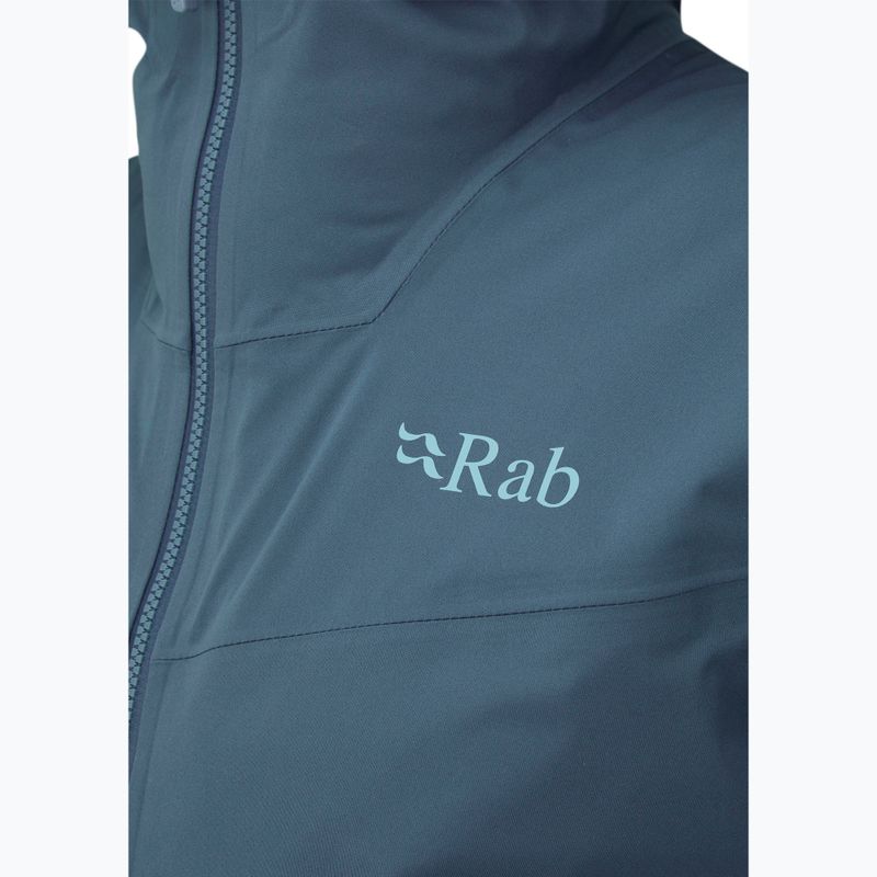 Women's rain jacket Rab Kinetic 2.0 orion blue 7