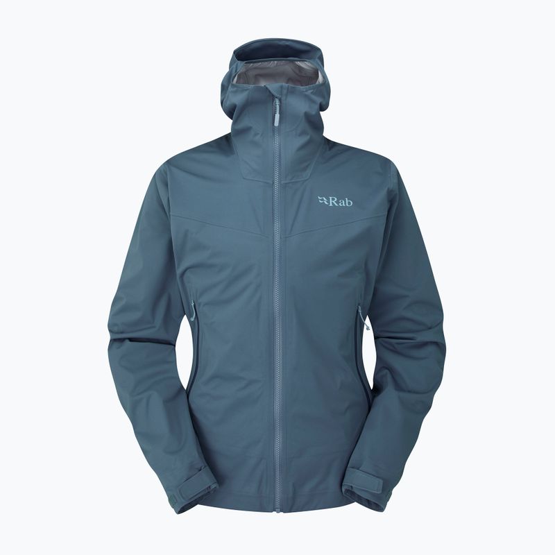 Women's rain jacket Rab Kinetic 2.0 orion blue 12