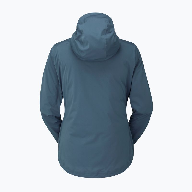 Women's rain jacket Rab Kinetic 2.0 orion blue 13