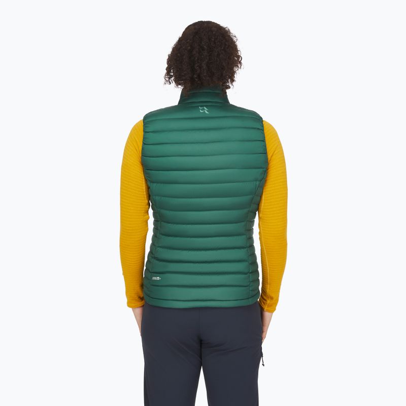 Women's Rab Microlight Vest green slate 3