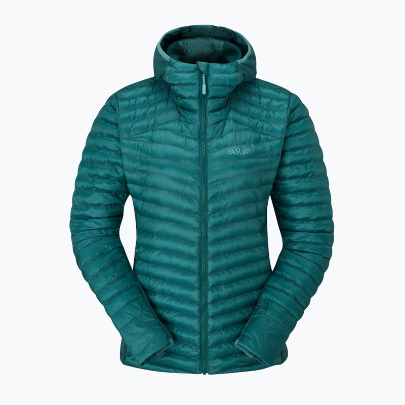 Women's down jacket Rab Cirrus Flex 2.0 Hoody eucalyptus 5