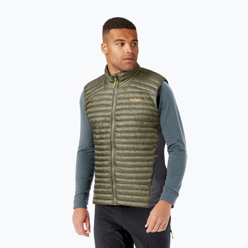 Rab Cirrus Flex 2.0 men's sleeveless khaki QIO-76