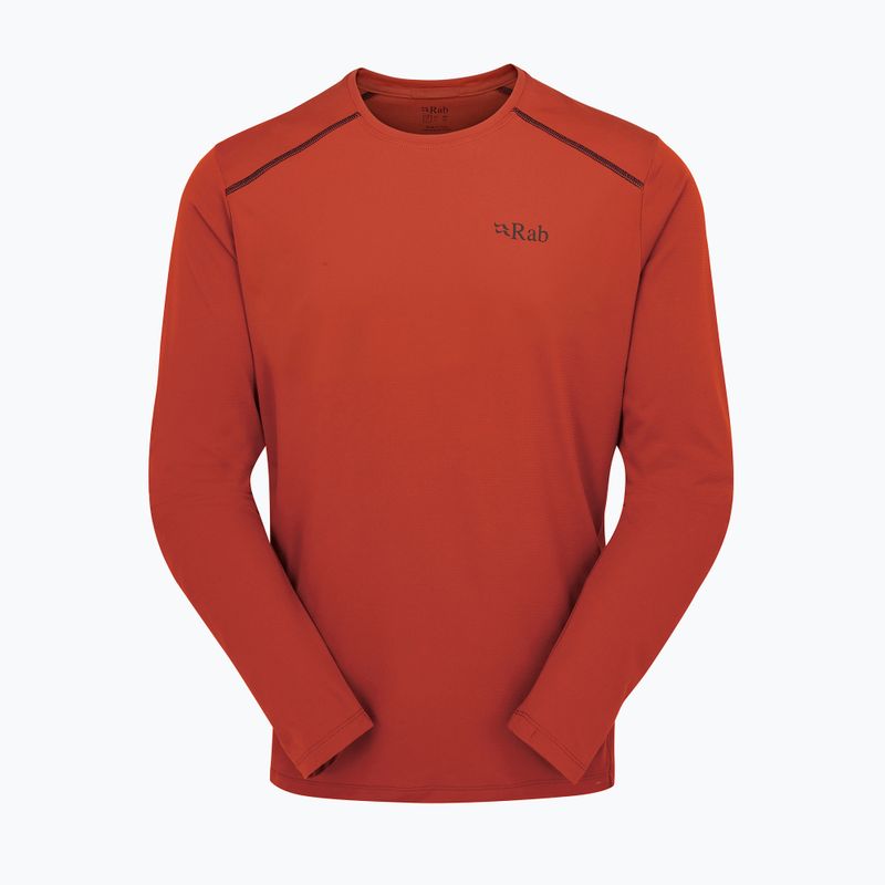 Men's Rab Force tuscan red longsleeve 2