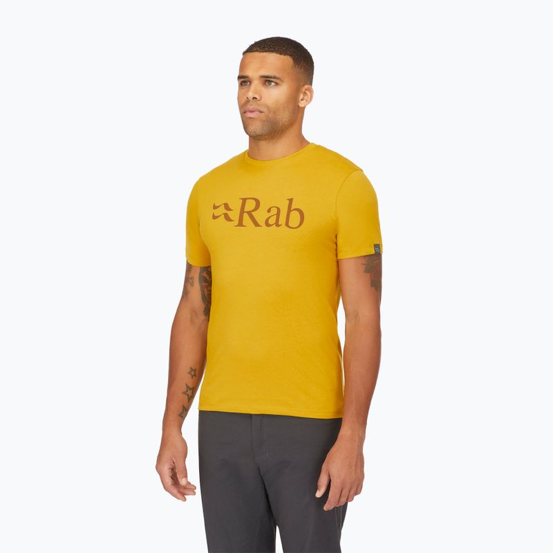 Men's Rab Stance Logo t-shirt sahara 3