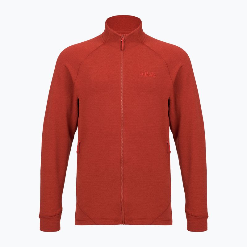 Men's Rab Nexus tuscan red sweatshirt