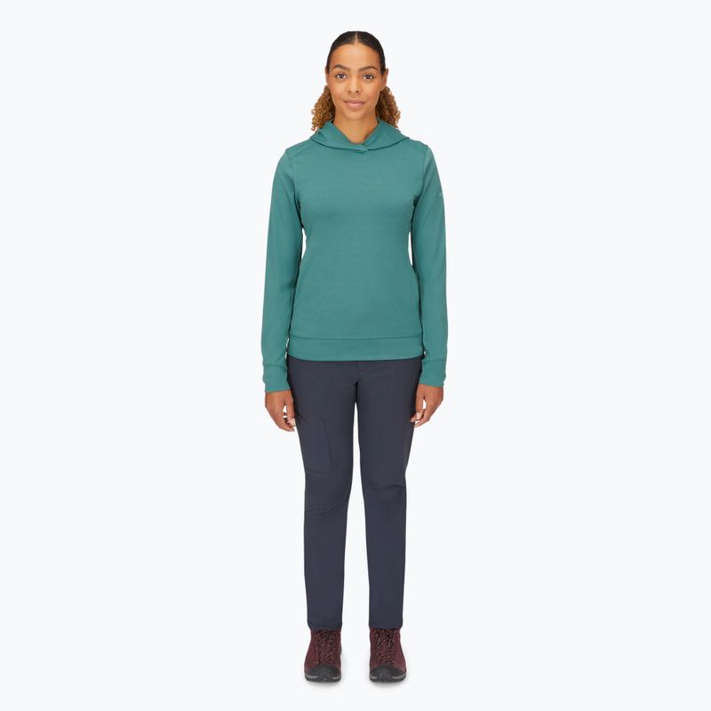 Women's sweatshirt Rab Centrum Hoody eucalyptus 2