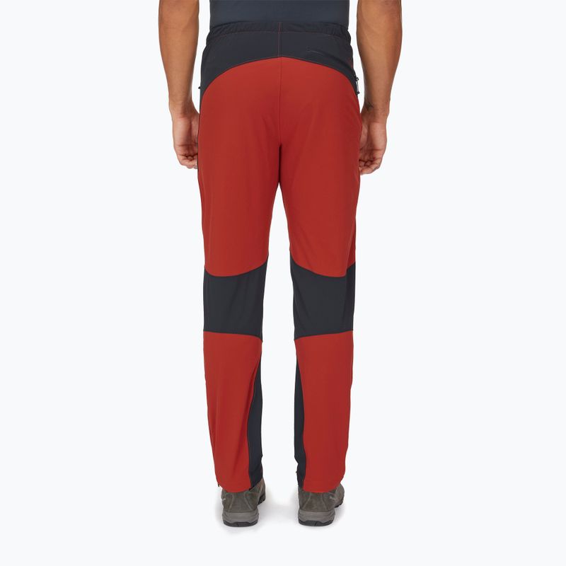 Men's Rab Torque Regular trousers tuscan red 3